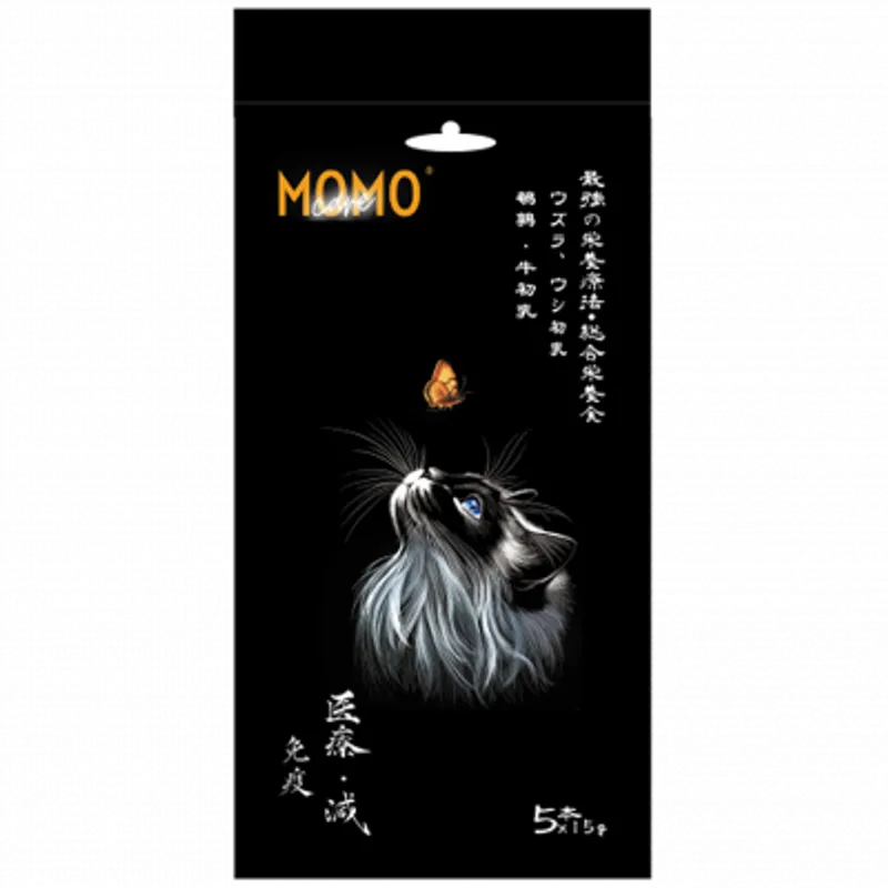 萌寵守護 - 貓主食肉泥條 - 鵪鶉+牛初乳【免疫】(15g x 5本) - MOMOCARE