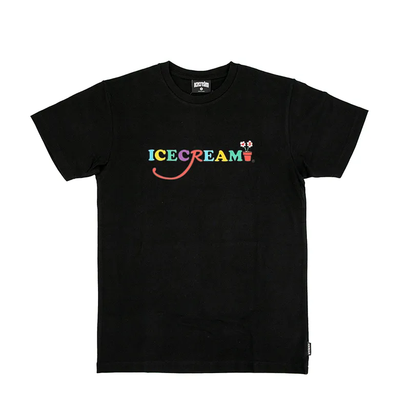 ICE CREAM 印刷图案 LOGO T恤