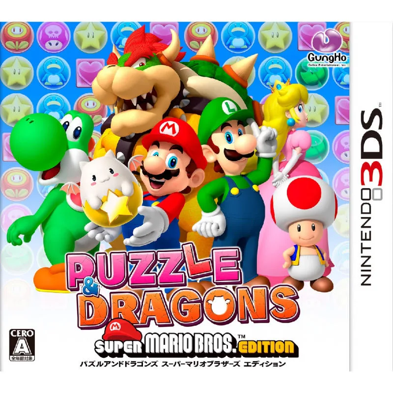 3DS 瑪利奧＆Puzzle Dragons 日版