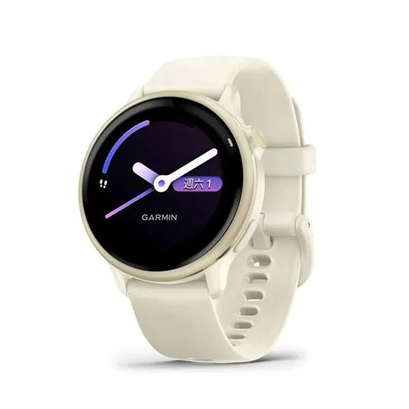 GARMIN GPS智能手錶(奶油白) VIVOACTIVE6/GS/0100298541