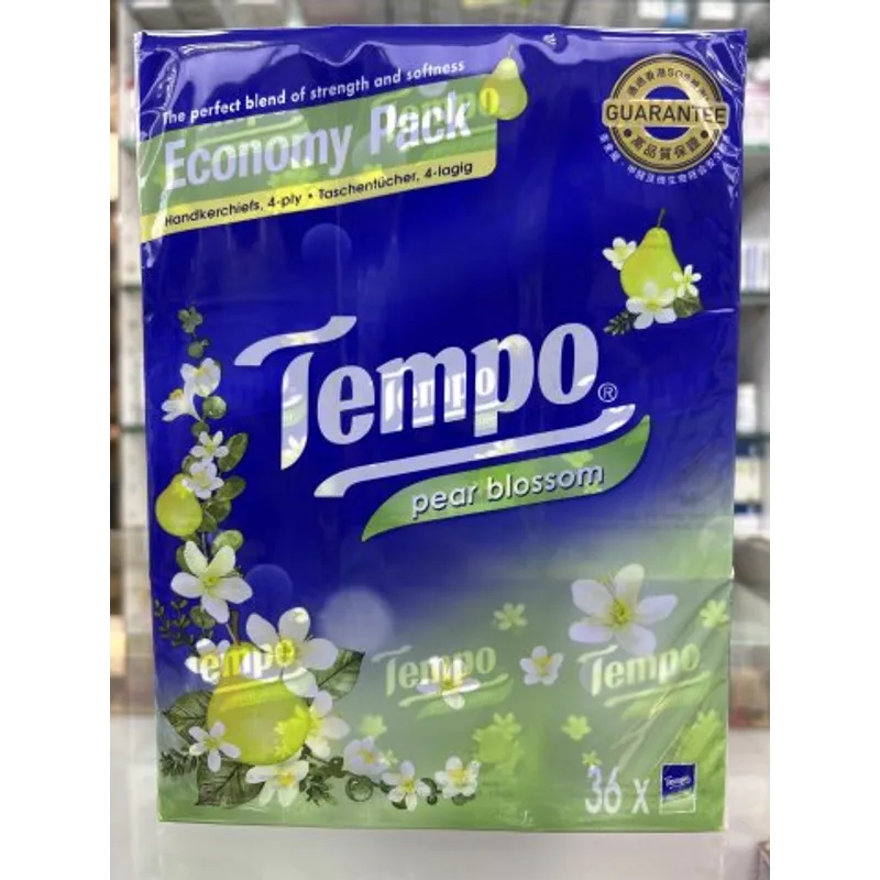 Tempo得寶迷你裝紙巾（水梨花味）36包