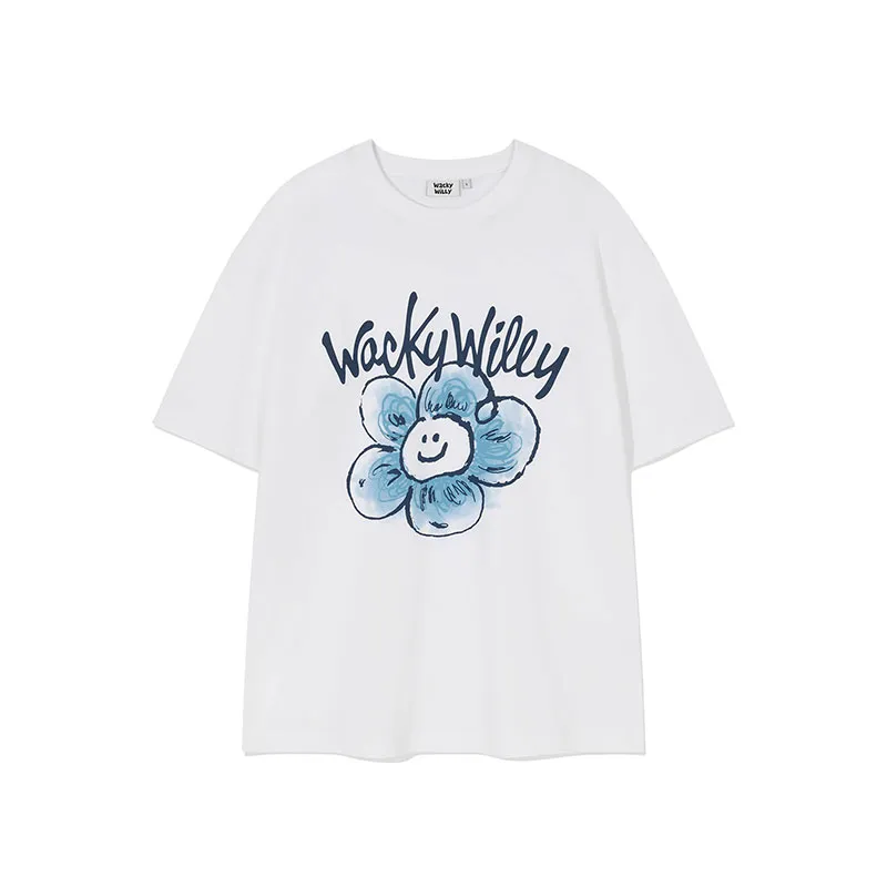 WACKY WILLY LILY LOGO印花T恤