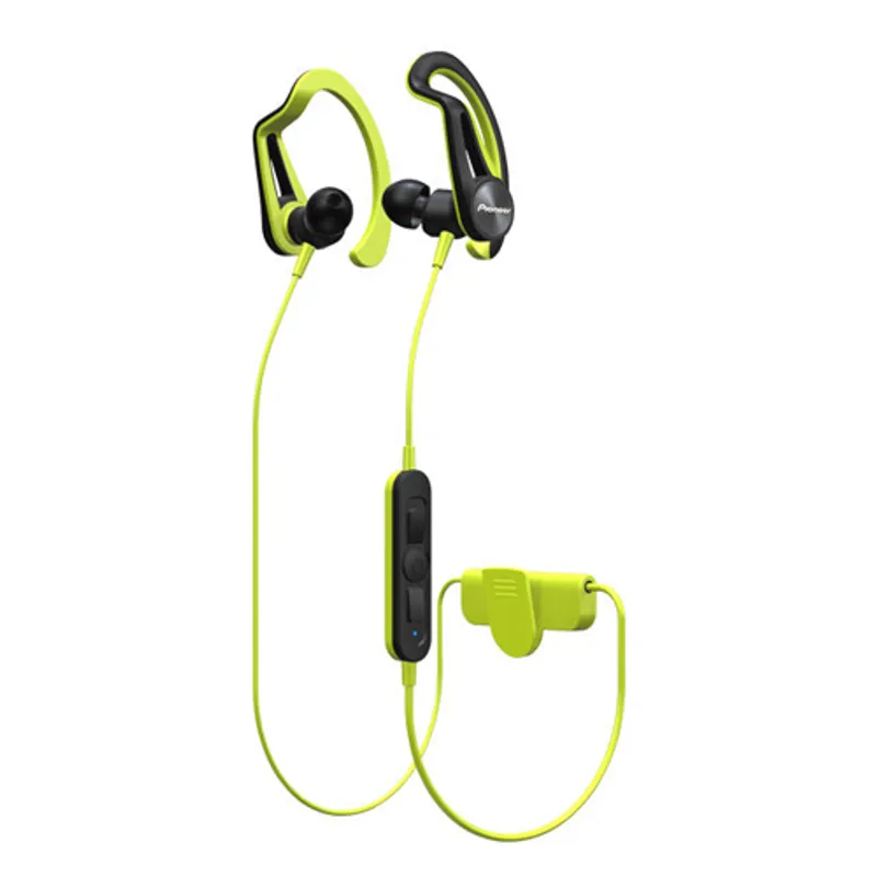 Pioneer Clip Sport 掛耳式藍牙耳機 黃 SE-E7BTY