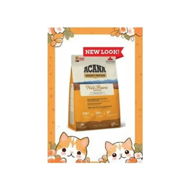 ACANA Wild Prairie Cat 傳承 地域素材 牧場貓 貓糧 01.8kg (新包裝) [ADWP2K]