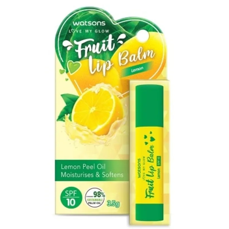 屈臣氏檸檬潤唇膏SPF10