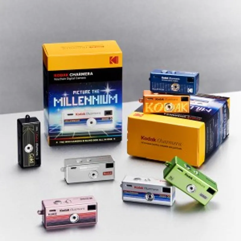 Kodak Charmera Millennium Edition 千禧版迷你數位相機鑰匙圈盲盒 (一小盒/盲盒) (一個月保養)