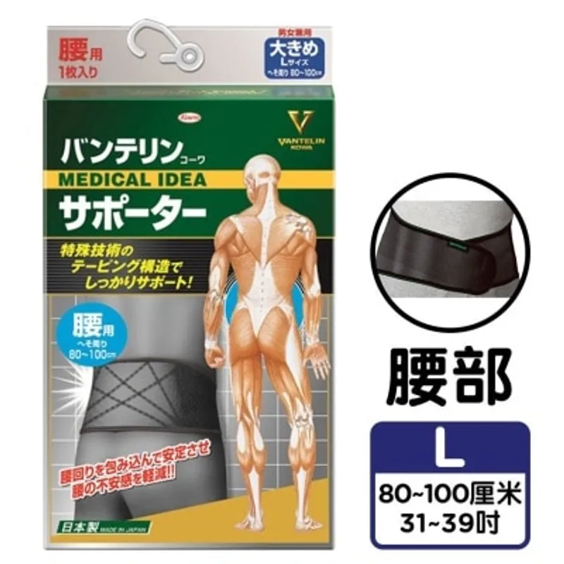 Vantelin萬特力護具 貼紮護腰 大碼