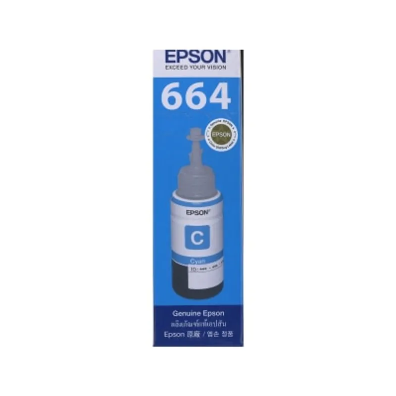 EPSON 愛普生 T664 淺藍 墨盒