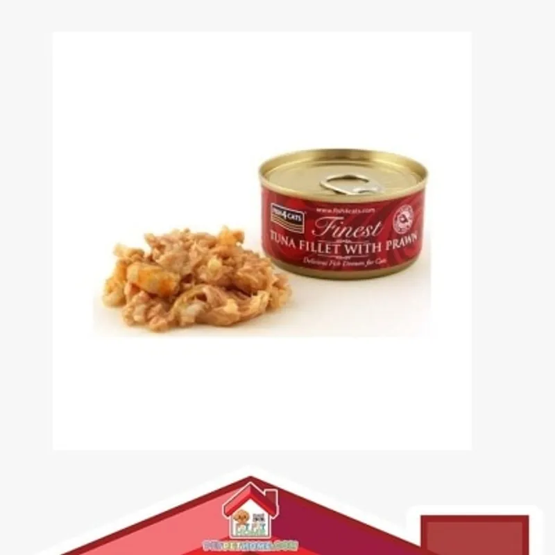 FISH4CATS Fish4Cats CTW625 吞拿魚塊及鮮蝦貓罐頭 70g