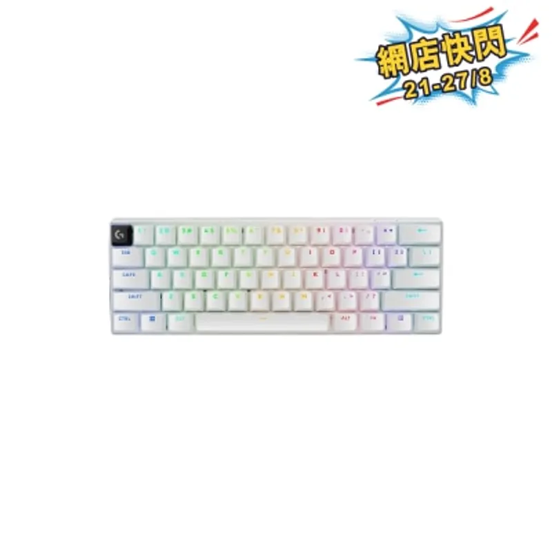 LOGITECH 羅技 PRO X 60 LIGHTSPEED 無線電競鍵盤 (光學觸感軸)