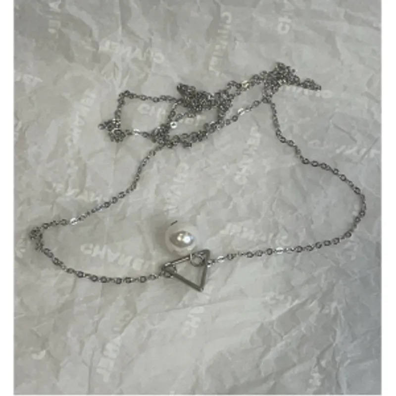 【手工製作】金屬珍珠項鏈