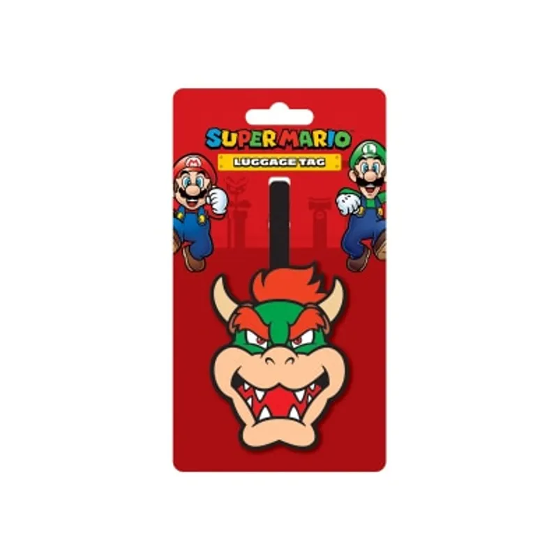 NINTENDO 任天堂 瑪利歐多功能行李吊牌 庫巴 Bowser