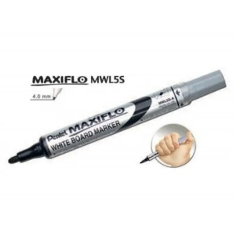 Pentel MAXIFLO 按壓式白板筆(幼字/圓咀)