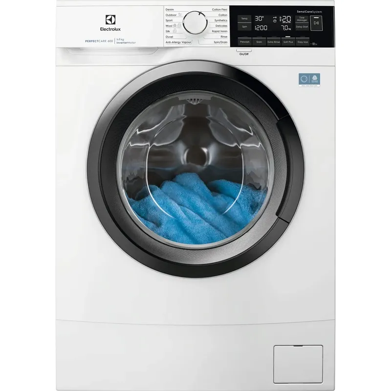 ELECTROLUX 7公斤 1200轉 PerfectCare 600 前置式纖薄型蒸氣洗衣機 EW6S3726CE
