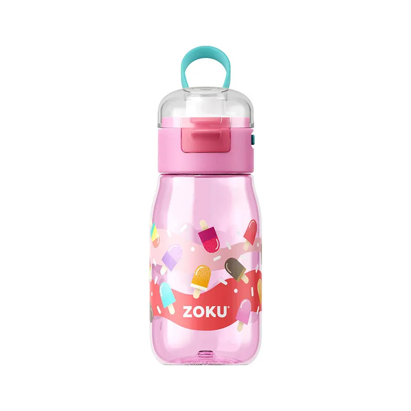 ZOKU 16oz / 475ml 直饮式儿童水樽 粉色缤纷