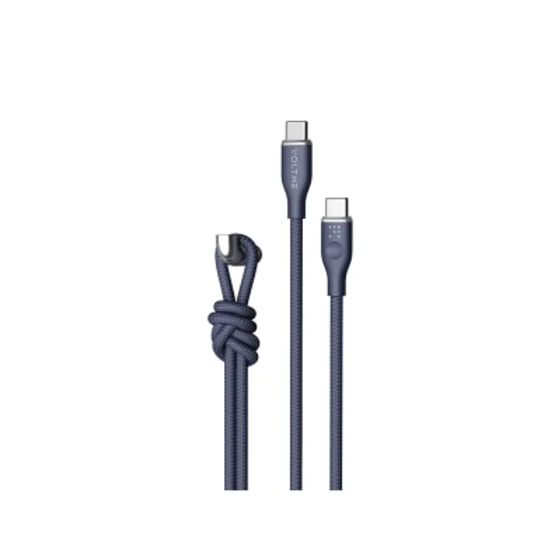 Voltme PowerLink RUGG 系列 USB-C to USB-C 耐用充電／傳輸編纖線 (3A/60W) 1米