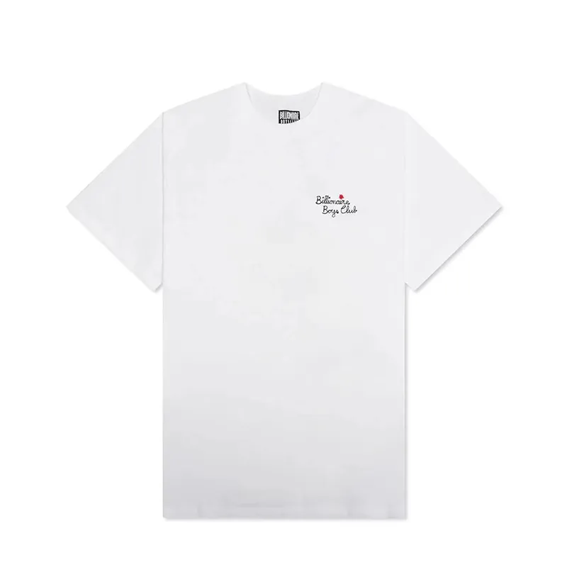 Billionaire Boy Club 刺绣LOGO白色短袖