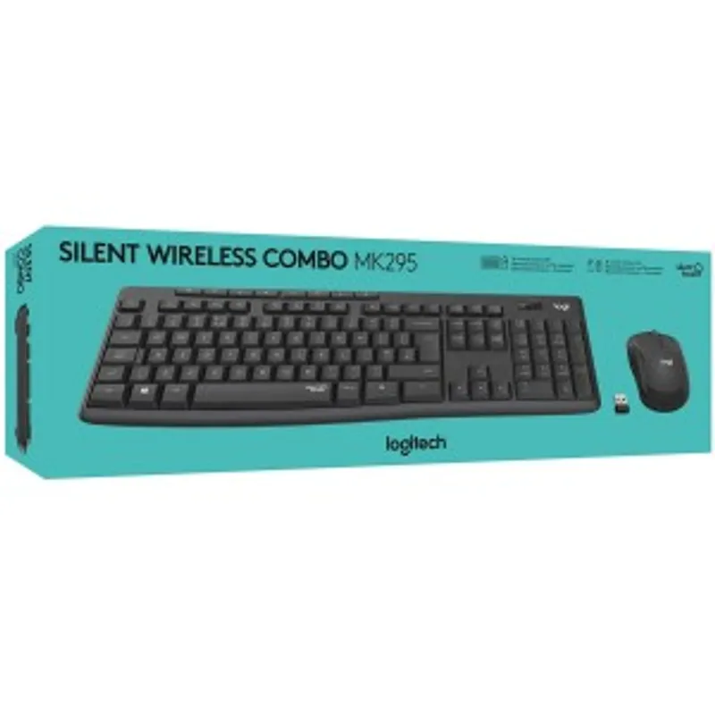 LOGITECH 羅技 MK295靜音無線鍵盤滑鼠組合