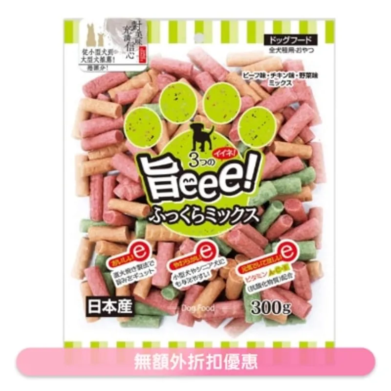 九州 <旨味> 雞/牛/菜混味切條 (200g) 狗小食 KQ2311