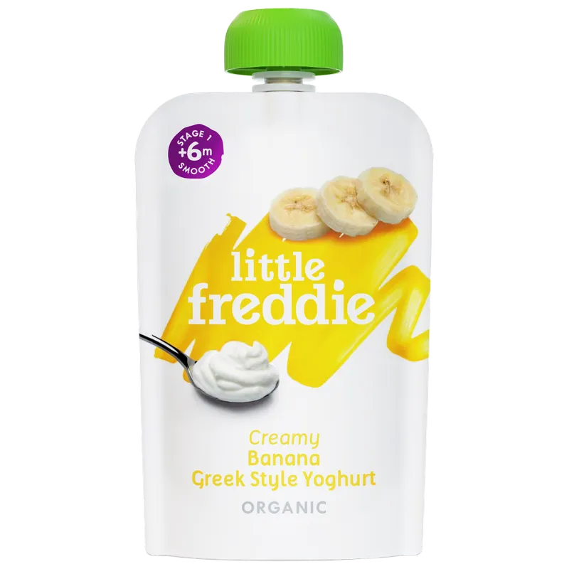LITTLE FREDDIE 有機順滑香蕉希臘乳酪 100G
