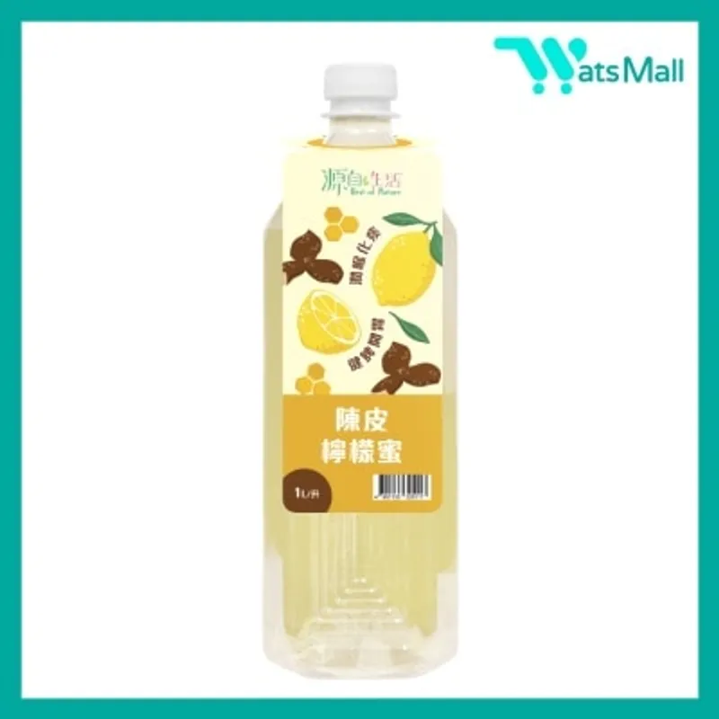 源自生活 陳皮檸檬蜜飲品1升
