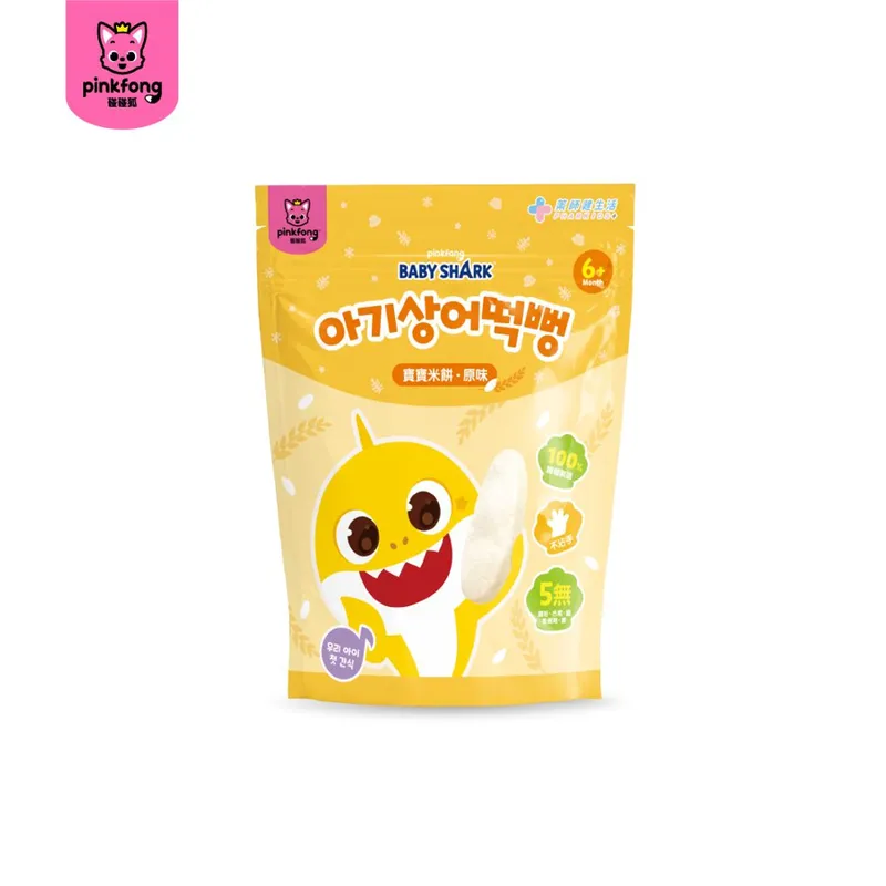 PINKFONG鯊魚寶寶米餅-原味30G(6M+)