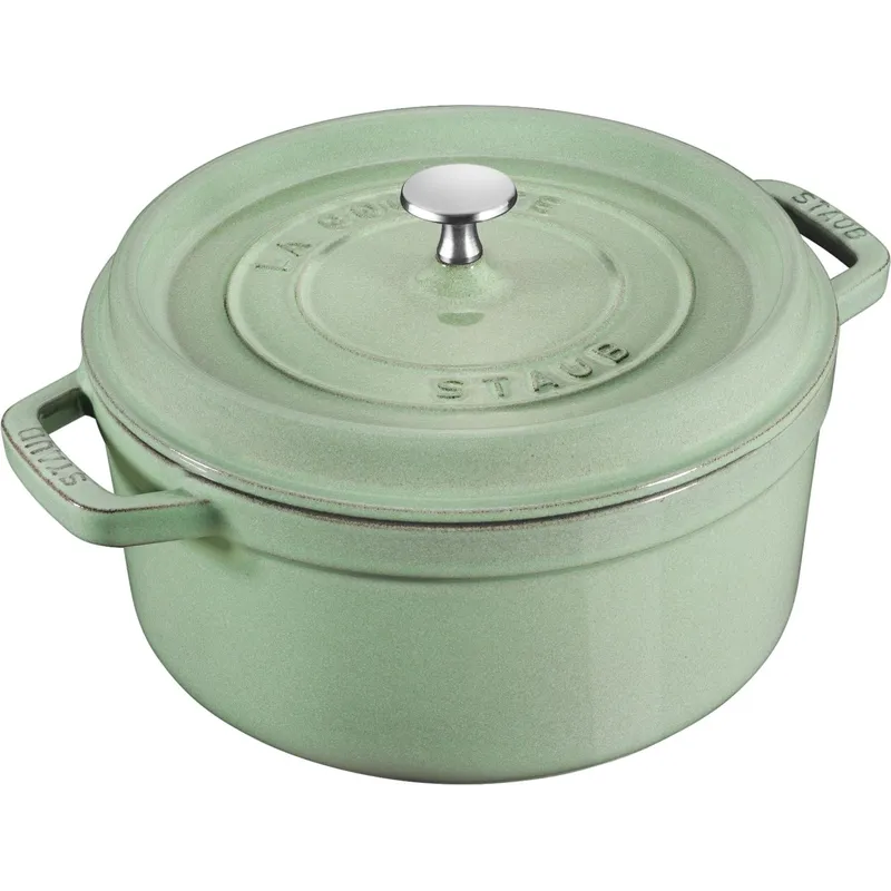 Staub 圓形燉鍋 20cm/2.2L 香草綠 Round Cocotte 20cm/2.2L Sage