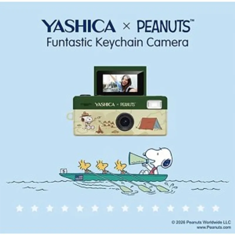 YASHICA x Peanuts Funtastic 迷你鑰匙扣數位相機 (Snoopy's Summit)