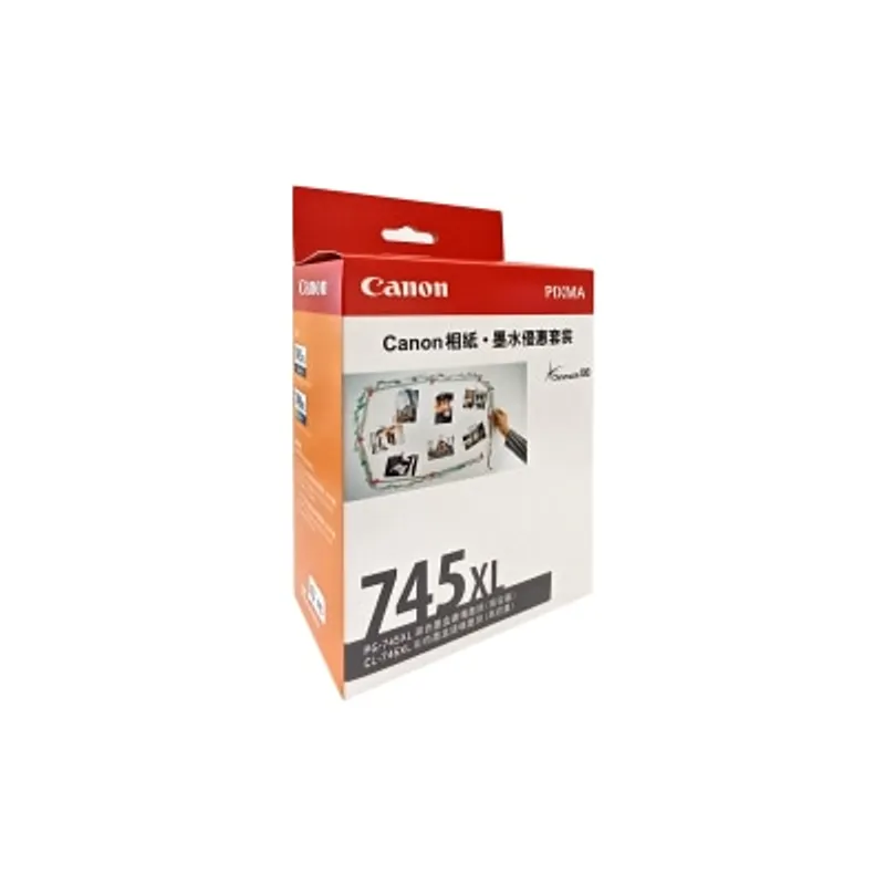 CANON 佳能 PG-745XL + CL-746XL 相紙墨水優惠套裝 連PP-208 4R相紙 (20張)