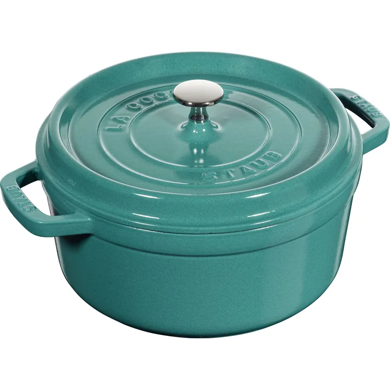 STAUB 圓形燉鍋 22cm/2.6L 薄荷綠