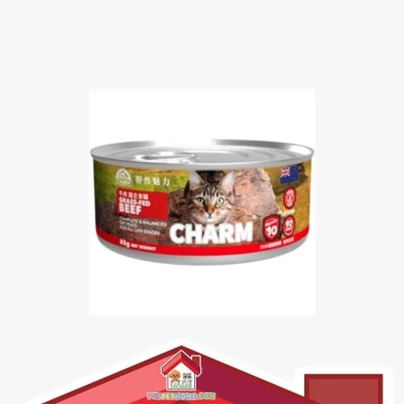 Charm 超能精華 無穀物全齡貓主食罐 85克 (4款口味)