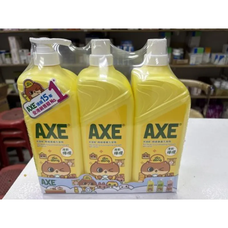 AXE檸檬護膚洗潔精_3支優惠裝1.3kg
