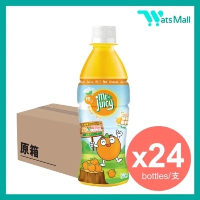 菓汁先生 橙汁飲品 360毫升 (24支)