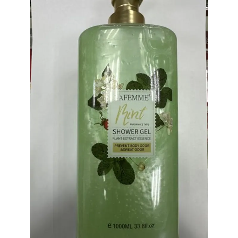 LAFEMME香氛沐浴露1000ML 薄荷味