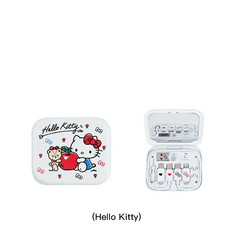 CLUEBOX 6合1数据/充电电线套件连镜盒(Hello Kitty) CBUSBC1KIT/KT