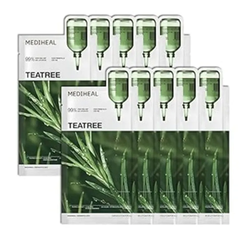 美迪惠爾 茶樹鎮靜導入精華面膜10片