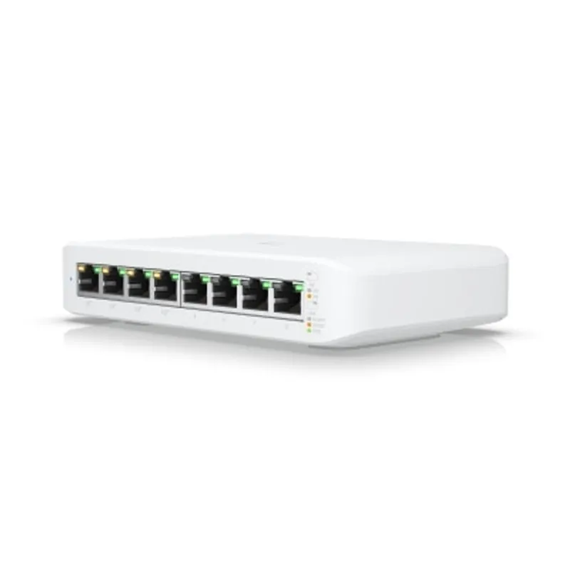 UBIQUITI Ubiquiti Lite 8 PoE 網絡交換器 (16Gbps / PoE+ (802.3at) / 52W)(NE-UULI8P)