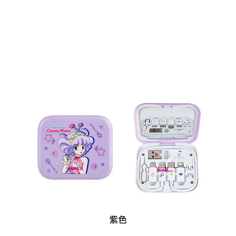 CLUEBOX 6合1数据/充电电线套件连镜盒(Magical Angel-紫色) CBUSBC1KIT/MA1