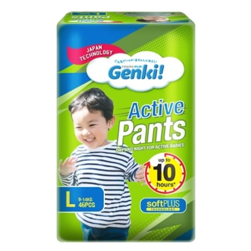 NEPIA 妮飄 GENKI! 柔軟活力嬰兒學習褲 L46
