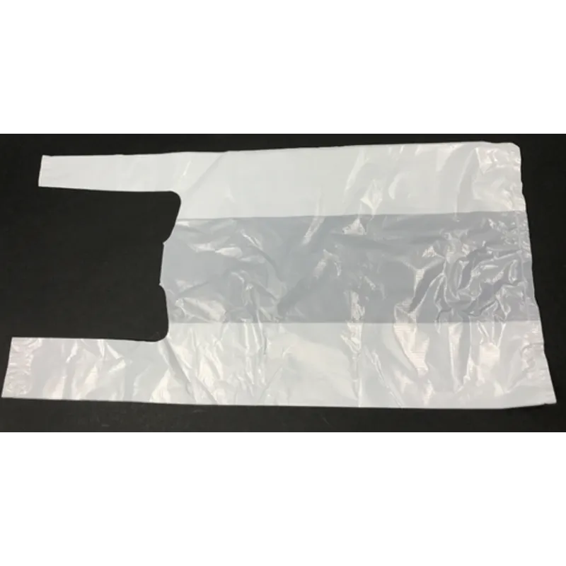 (8.25+5)"x16"白色PO背心袋