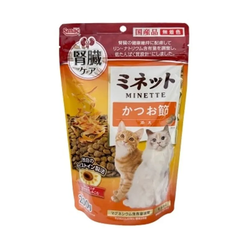 SMACK Minette - 護腎貓糧（木魚片乾添加)200g - Smack