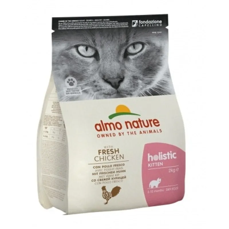 ALMO NATURE Holistic 幼貓配方 - 雞肉 (2kg) almo nature 2-12 個月大幼貓糧