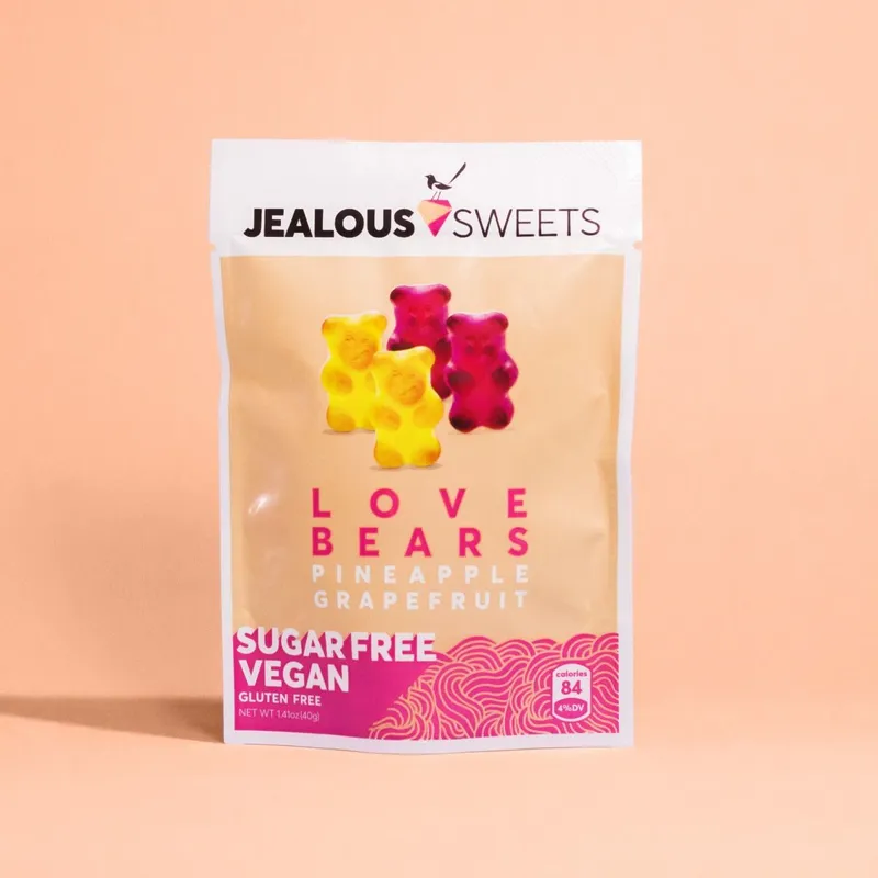 JEALOUS SWEETS 無糖小熊果汁軟糖(菠蘿西柚)40克