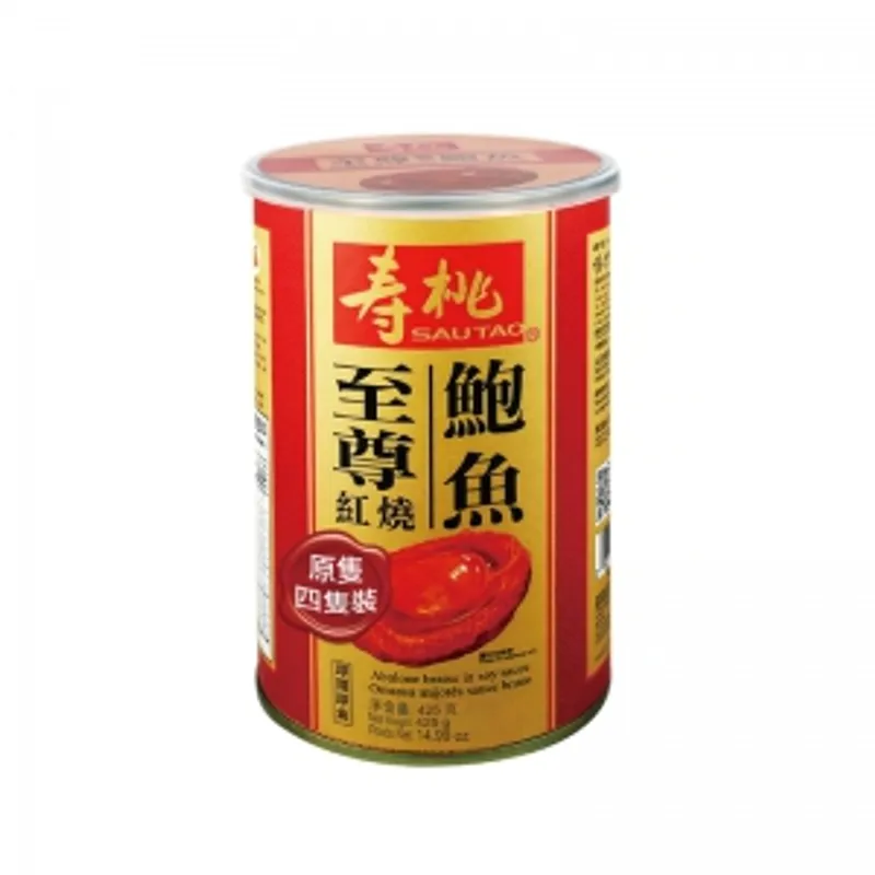 【促銷價】壽桃至尊紅燒鮑魚 425g (2罐裝)