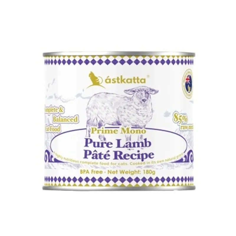 ASTKATTA 純溯系列 純淨天然肉醬罐 純羊肉 (180g) 貓主食罐頭 361581