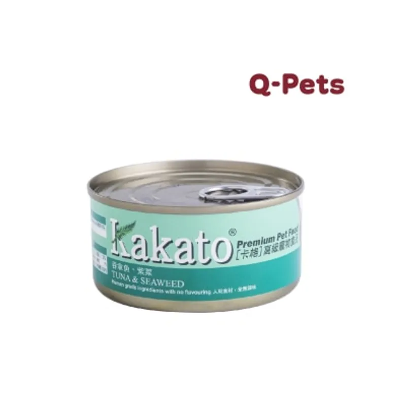 Kakato 吞拿魚紫菜貓狗罐頭 170G