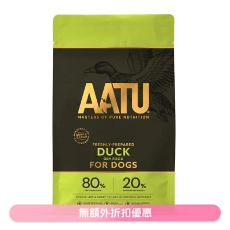 80/20 自然放養鴨肉防敏天然全犬糧 (1.5kg) - AATU