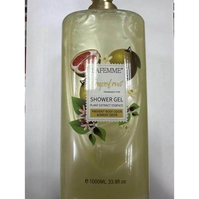 LAFEMME香氛沐浴露1000ML 柚子味