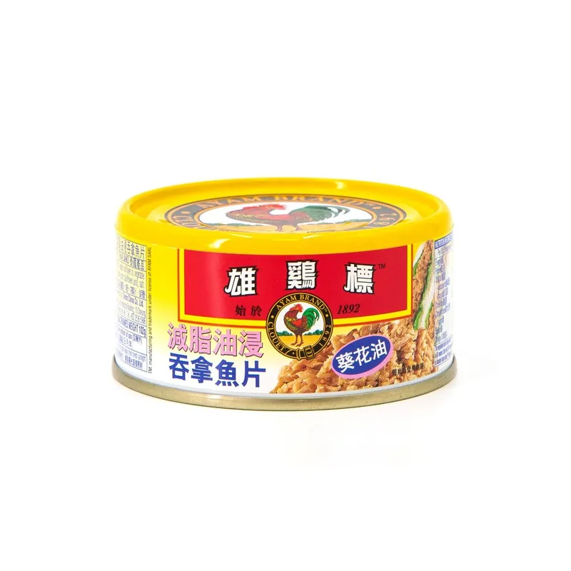 泰國雄雞牌吞拿魚(油浸低脂魚片) 150克