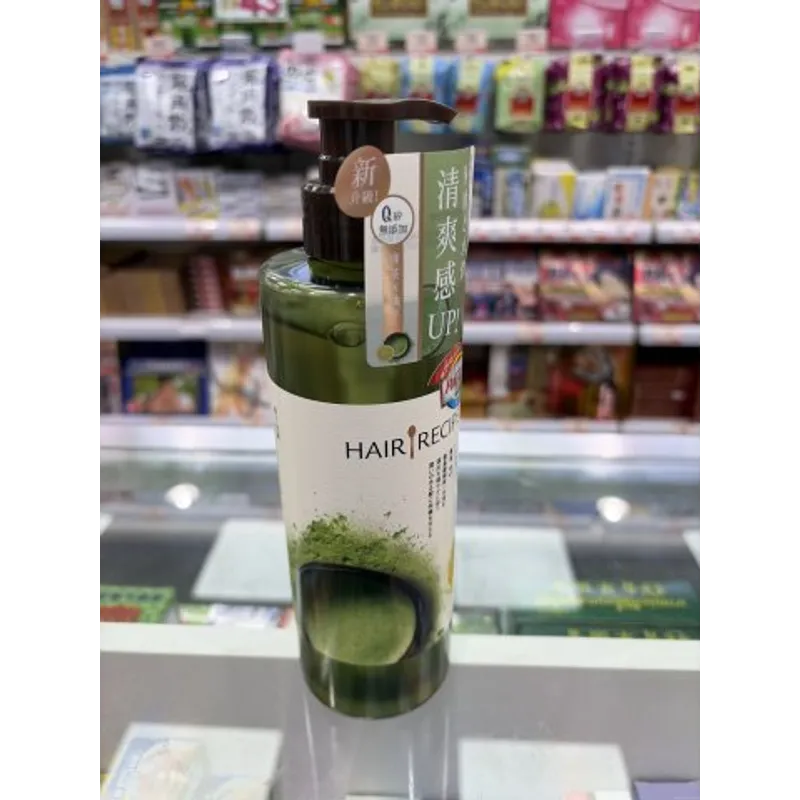 Hair Recipe髪の食譜綠茶柚子淨油保濕水感洗髪露530ml(PG)